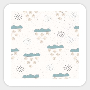 Clouds Pattern Sticker